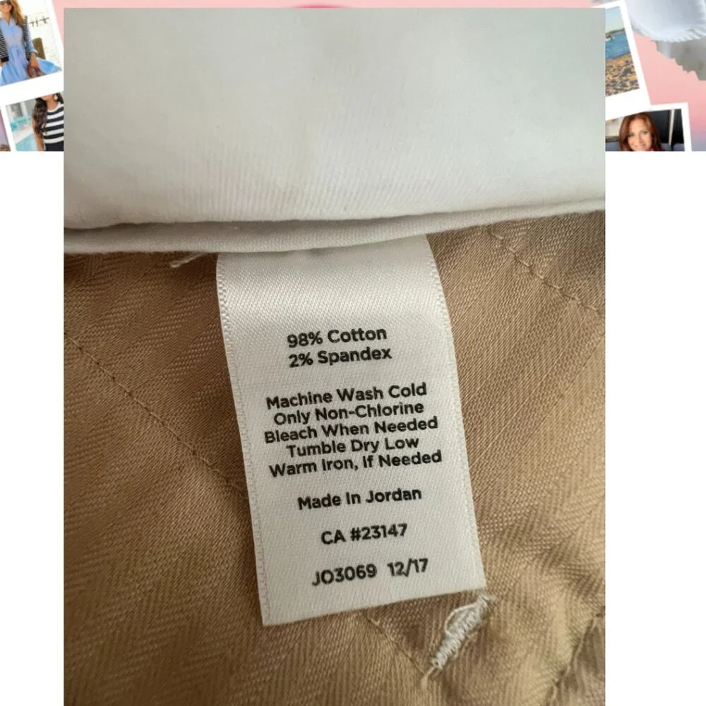 Talbots The Perfect Shorts โ White โ Size 4 โ 10" Inseam | Pre-Owned - Picture 3 of 7